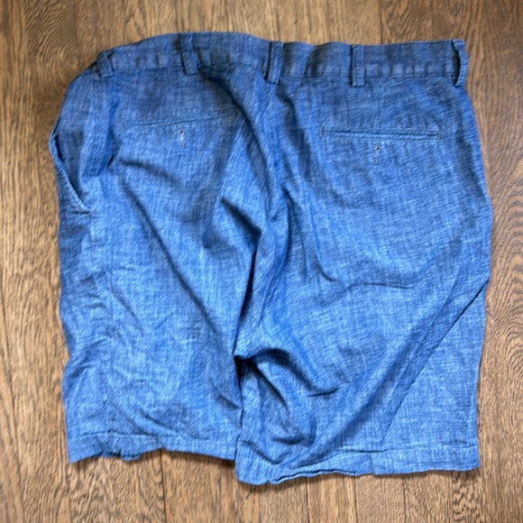 Blue lightweight polo shorts. - Picture 5 of 5